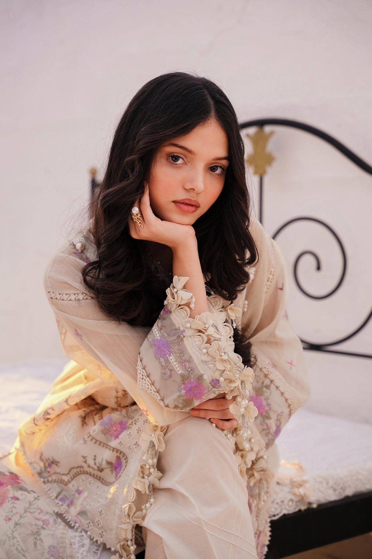 Sana Safinaz | Muzlin Spring 24 | M241-005A-CL -  Sana Safinaz Luxury - Original Designer Dress - House of Maryam