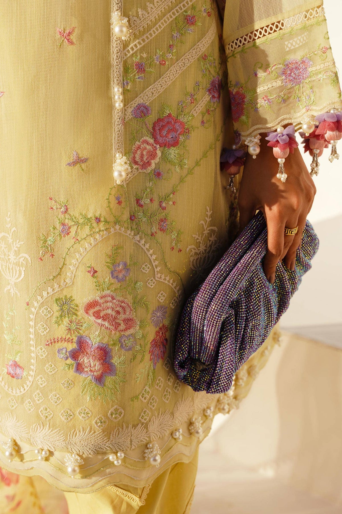 Sana Safinaz | Muzlin Spring 24 | M241-005B-CL -  Sana Safinaz Luxury - Original Designer Dress - House of Maryam
