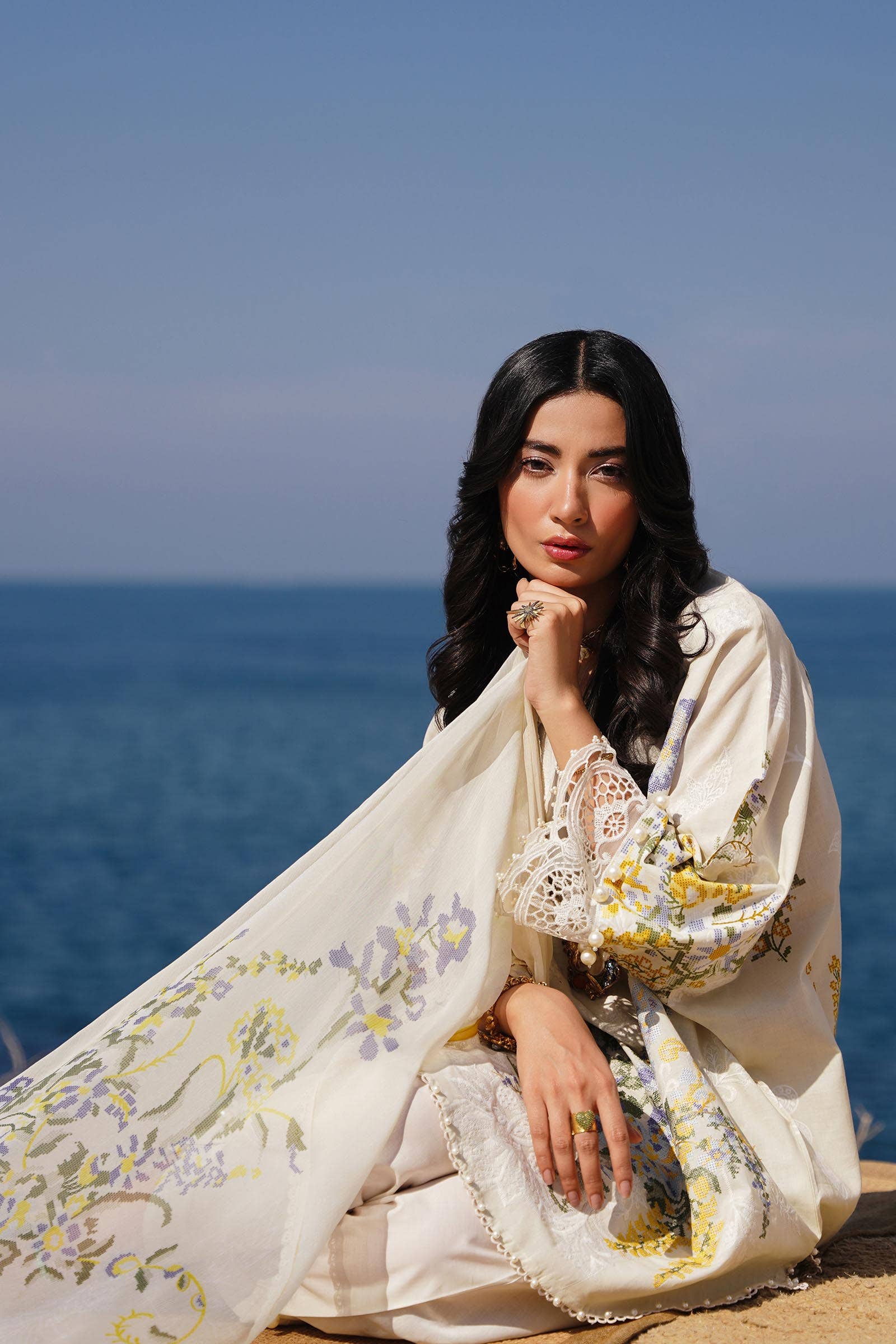 Sana Safinaz | Muzlin Spring 24 | M241-006A-CJ -  Sana Safinaz Luxury -  House of Maryam
