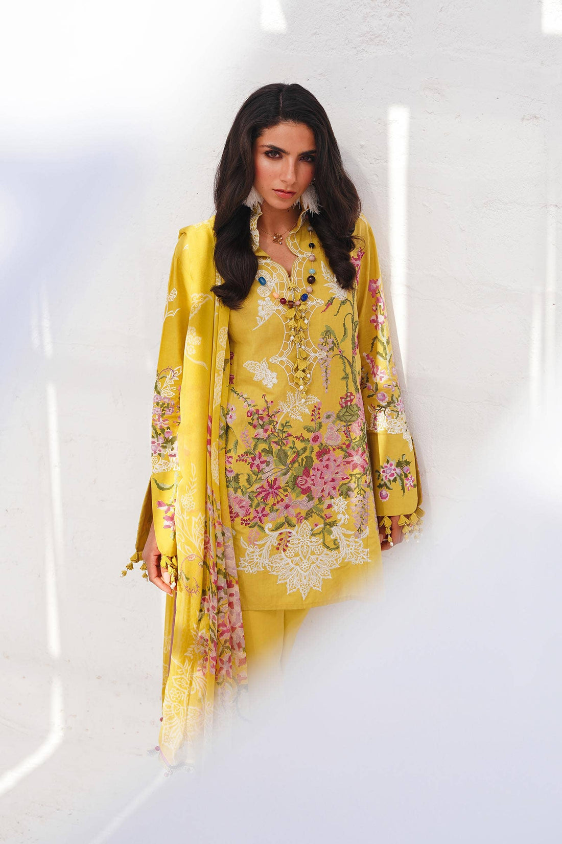 Sana Safinaz | Muzlin Spring 24 | M241-006B-CJ -  Sana Safinaz Luxury -  House of Maryam