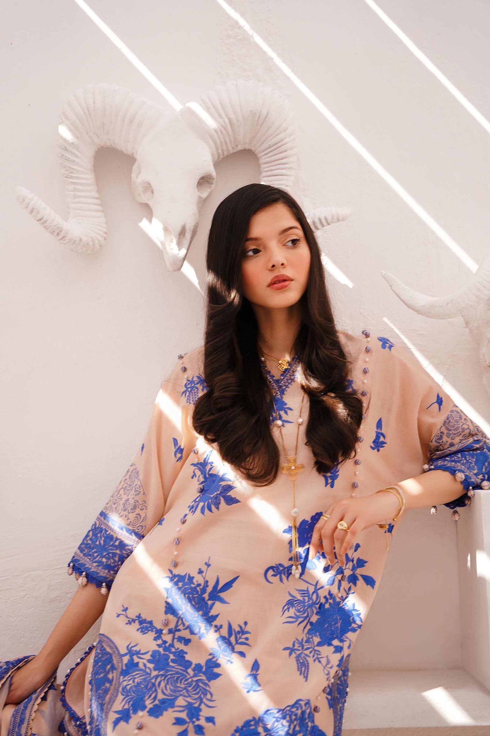 Sana Safinaz | Muzlin Spring 24 | M241-007B-CJ -  Sana Safinaz Luxury -  House of Maryam