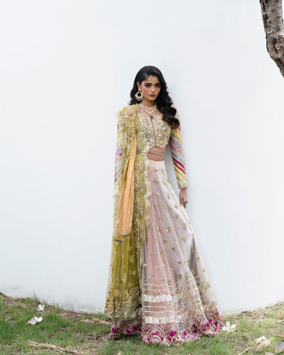 Mysie by Tahira | Aurea Luxury Formals | ASHKITA-Brand:Mysie by Tahira-Type:Ladies Clothes-Multicolor-Net-House of Maryam- Buy in UK, USA