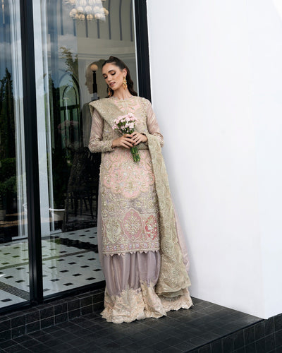 Mysie by Tahira | Aurea Luxury Formals | INSHA-Brand:Mysie by Tahira-Type:Ladies Clothes-Lilac-Tissue-House of Maryam- Buy in UK, USA