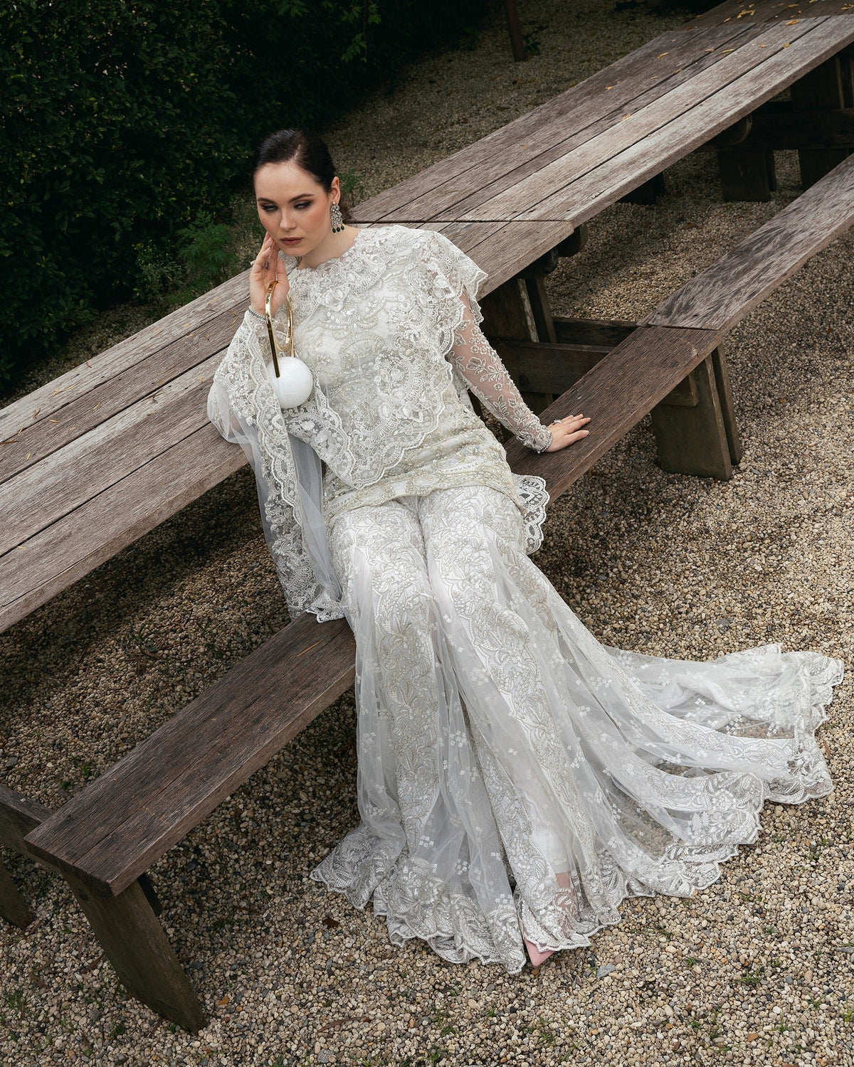 Mysie by Tahira | Eid Festive | NIHA-Brand:Mysie by Tahira-Type:Ladies Clothes-Off White-Net-House of Maryam- Buy in UK, USA