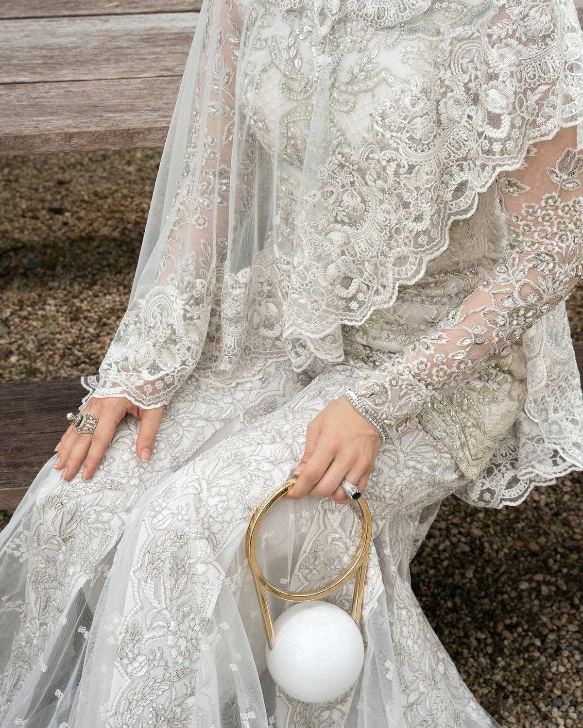 Mysie by Tahira | Eid Festive | NIHA-Brand:Mysie by Tahira-Type:Ladies Clothes-Off White-Net-House of Maryam- Buy in UK, USA