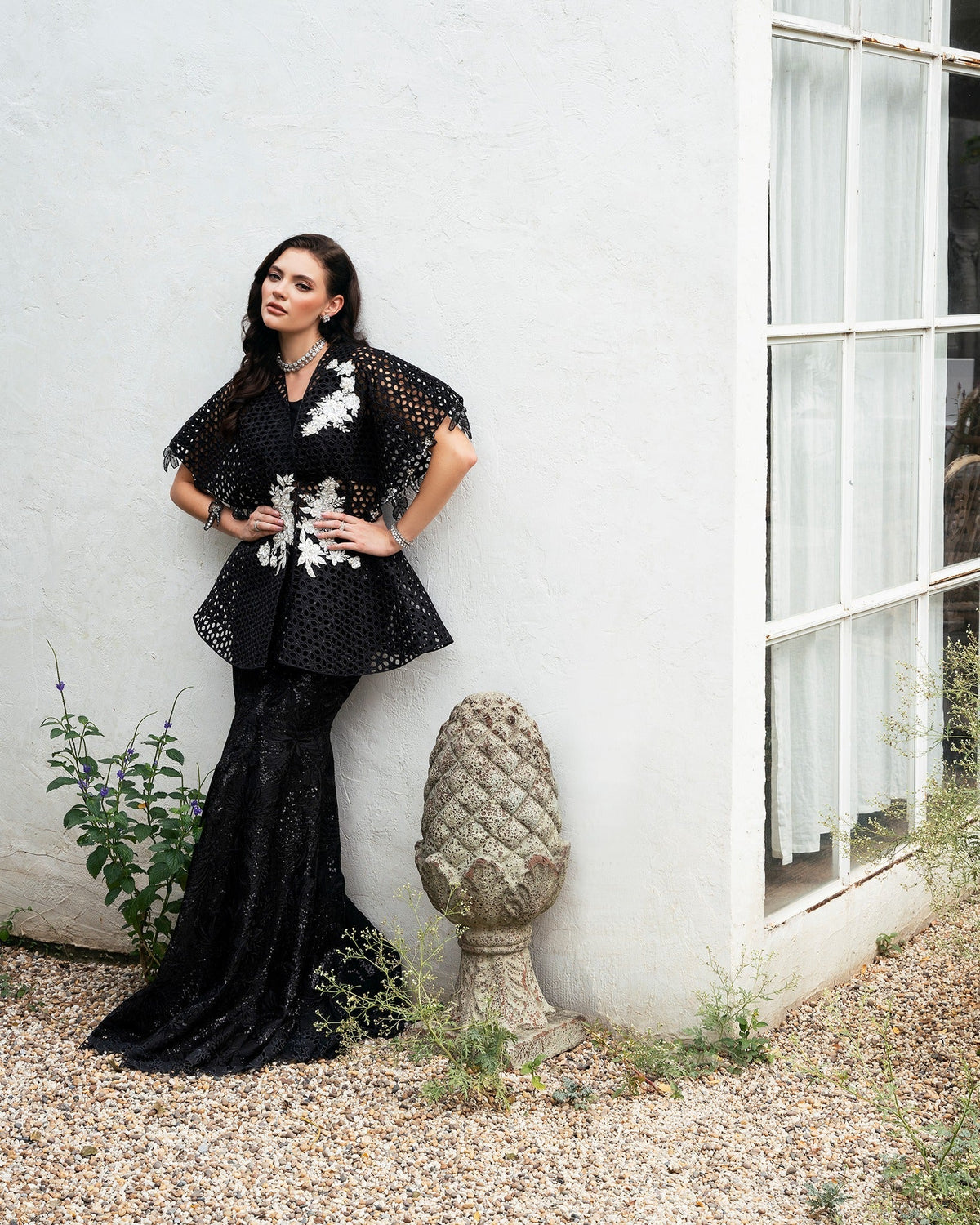 Mysie by Tahira | Eid Festive | SIRA-Brand:Mysie by Tahira-Type:Ladies Clothes-Black-Raw Silk-House of Maryam- Buy in UK, USA