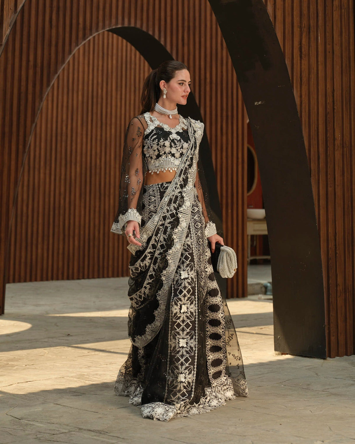 Mysie by Tahira | Wedding Formal Wears | ASH-Brand:Mysie by Tahira-Type:Ladies Clothes-Black-Net-House of Maryam- Buy in UK, USA
