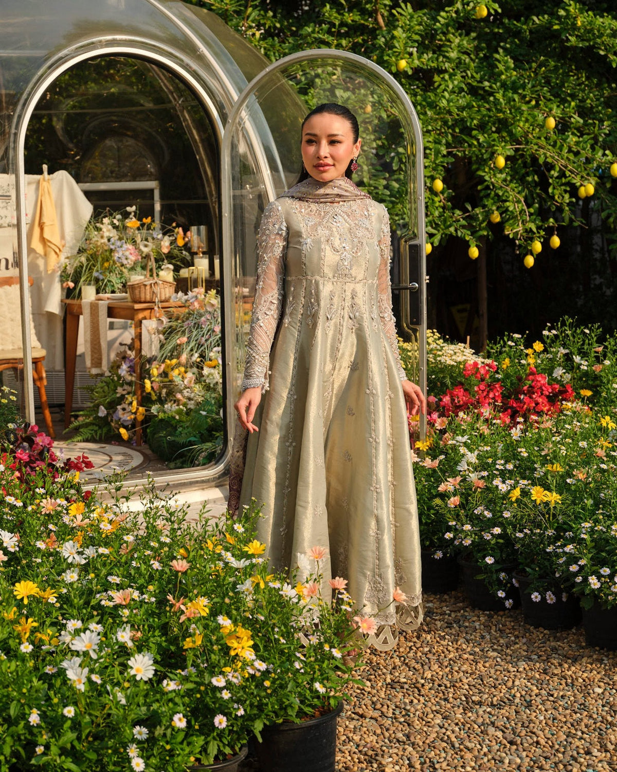 Mysie by Tahira | Wedding Formal Wears | FIONAA-Brand:Mysie by Tahira-Type:Ladies Clothes-Mint-Tissue-House of Maryam- Buy in UK, USA