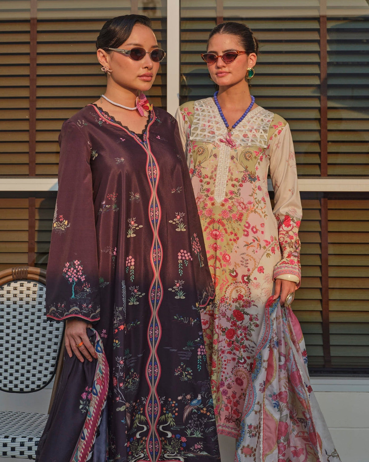 Mysie by Tahira | Wedding Formal Wears | M - 5-Brand:Mysie by Tahira-Type:Ladies Clothes-Black-Raw Silk-House of Maryam- Buy in UK, USA
