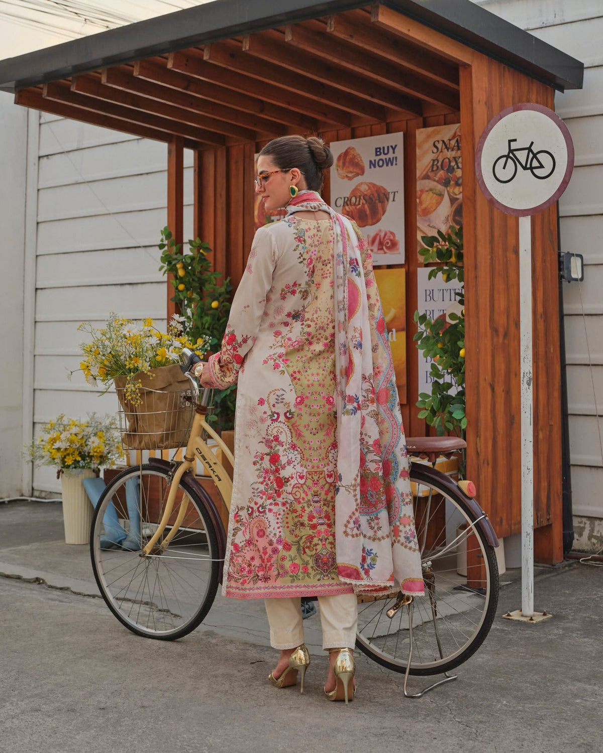 Mysie by Tahira | Wedding Formal Wears | M - 6-Brand:Mysie by Tahira-Type:Ladies Clothes-Off White-Raw Silk-House of Maryam- Buy in UK, USA