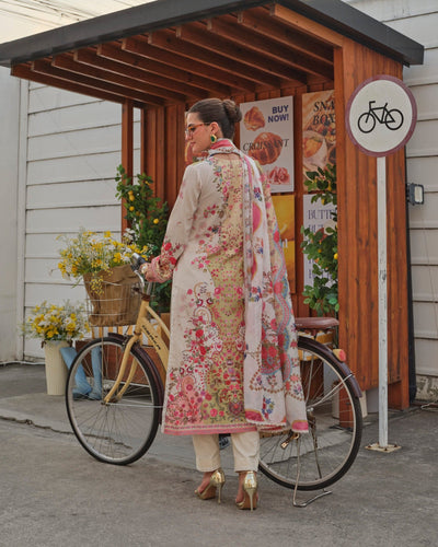 Mysie by Tahira | Wedding Formal Wears | M - 6-Brand:Mysie by Tahira-Type:Ladies Clothes-Off White-Raw Silk-House of Maryam- Buy in UK, USA