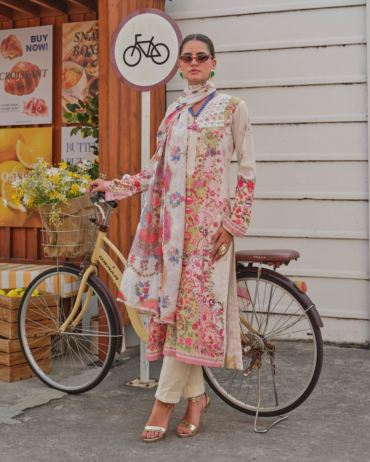 Mysie by Tahira | Wedding Formal Wears | M - 6-Brand:Mysie by Tahira-Type:Ladies Clothes-Off White-Raw Silk-House of Maryam- Buy in UK, USA