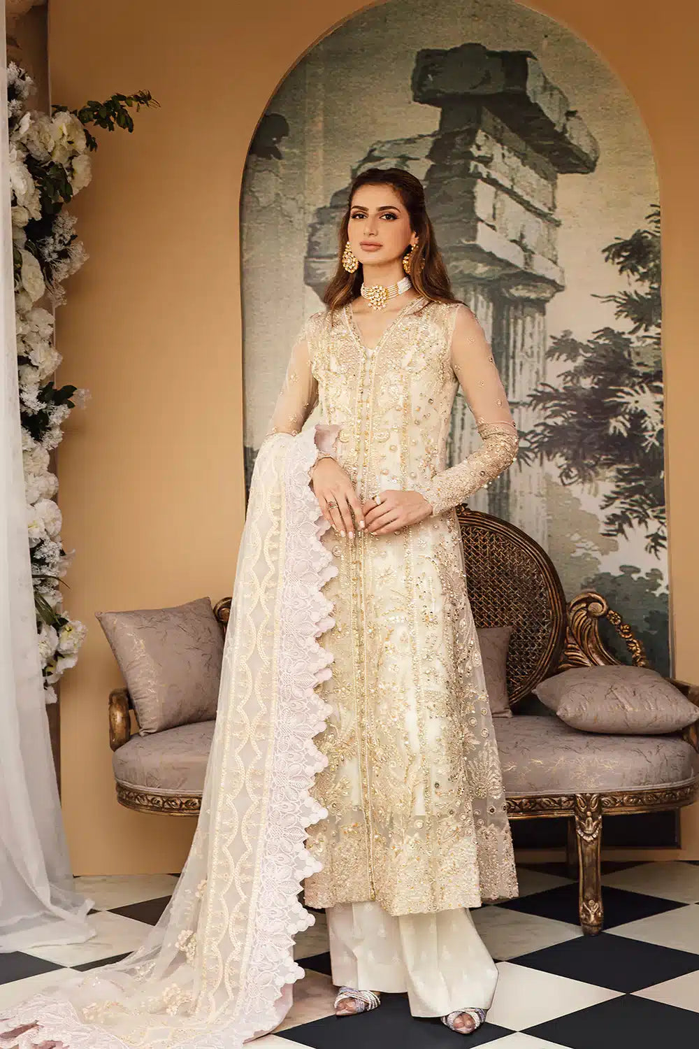 Mysie by Tahira | Arzu Wedding Formals 23 | Rosel by Designer Mysie by Tahira - House of Maryam - Pakistani Designer Ethnic Wear in {{ shop.shopifyCountryName }}