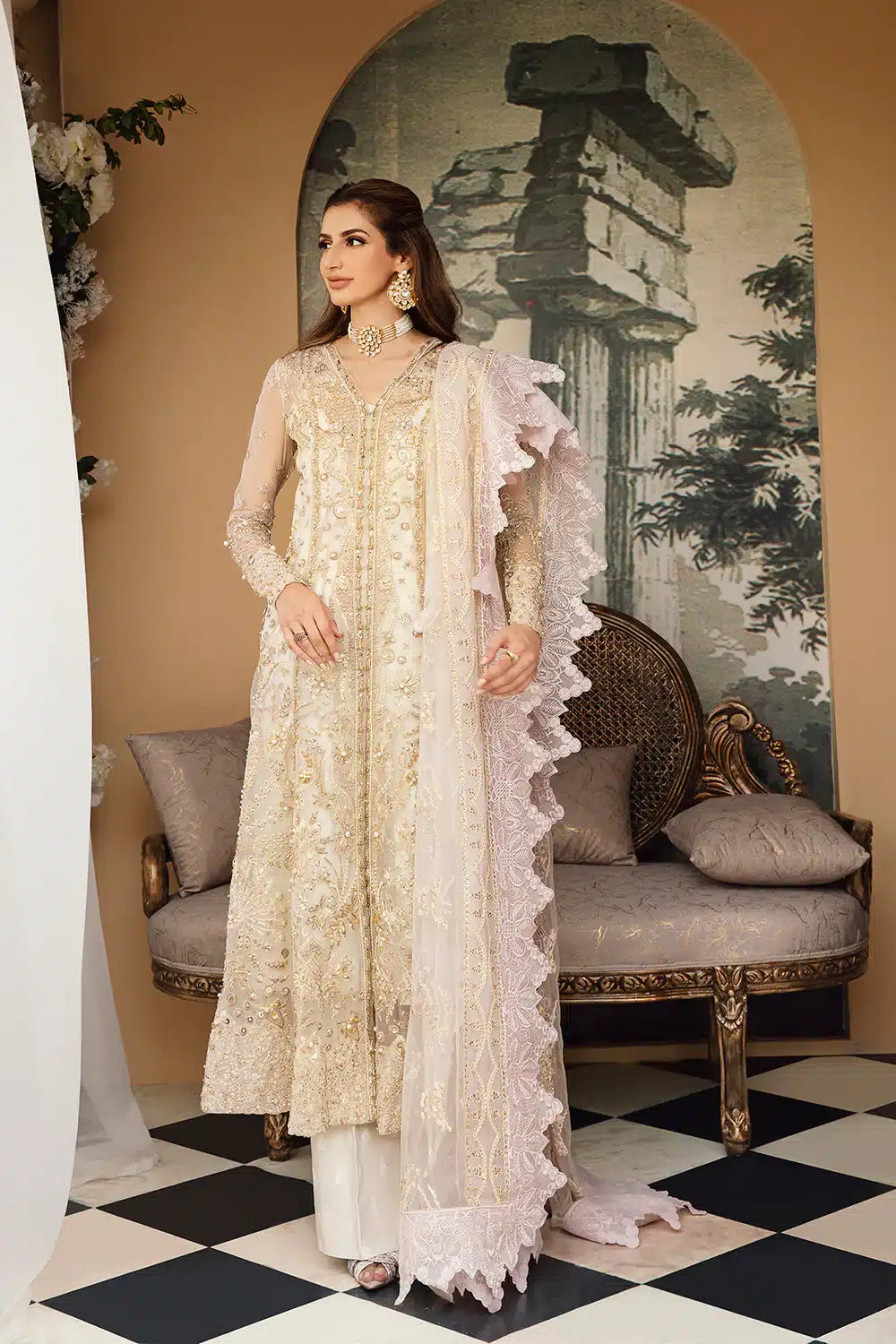 Mysie by Tahira | Arzu Wedding Formals 23 | Rosel by Designer Mysie by Tahira - House of Maryam - Pakistani Designer Ethnic Wear in {{ shop.shopifyCountryName }}