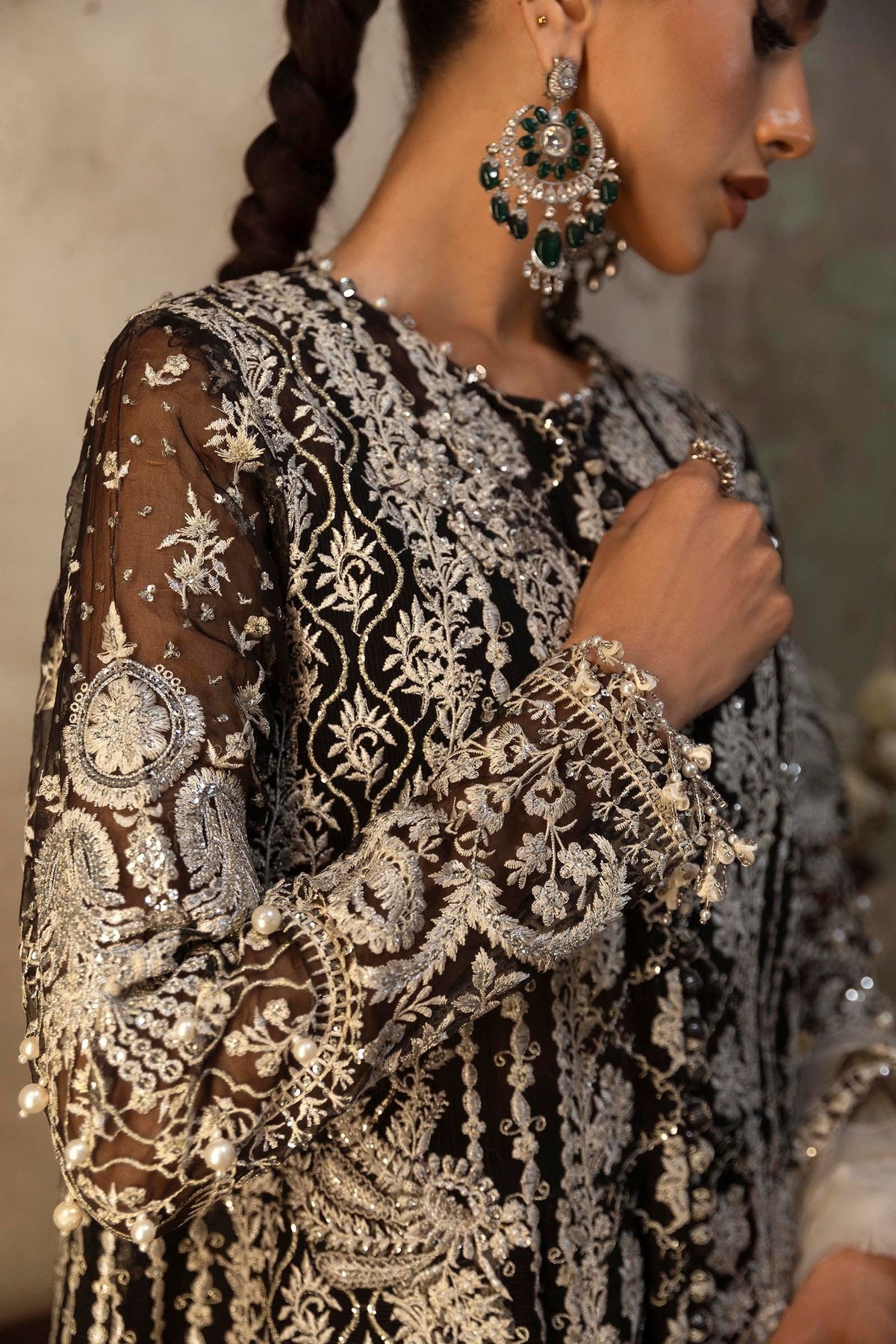 Sana Safinaz | Nura Festive 25 |   N251-003-3CX -  Sana Safinaz Ladies Clothes - Original Designer Dress - House of Maryam