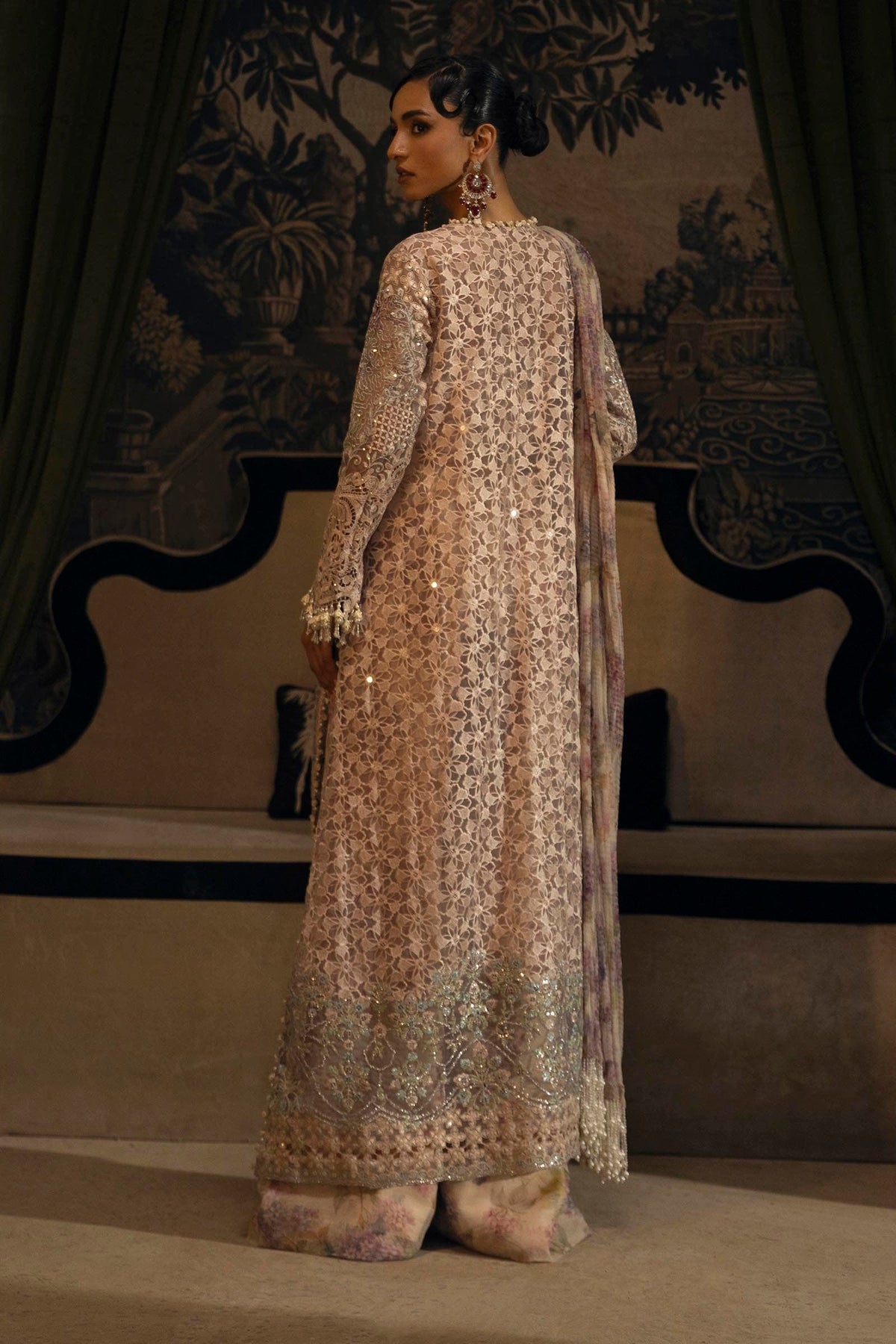 Sana Safinaz | Nura Festive 25 |  N251-004-3DJ -  Sana Safinaz Ladies Clothes - Original Designer Dress - House of Maryam