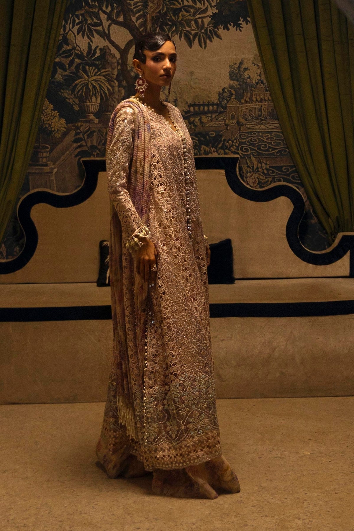 Sana Safinaz | Nura Festive 25 |  N251-004-3DJ -  Sana Safinaz Ladies Clothes - Original Designer Dress - House of Maryam