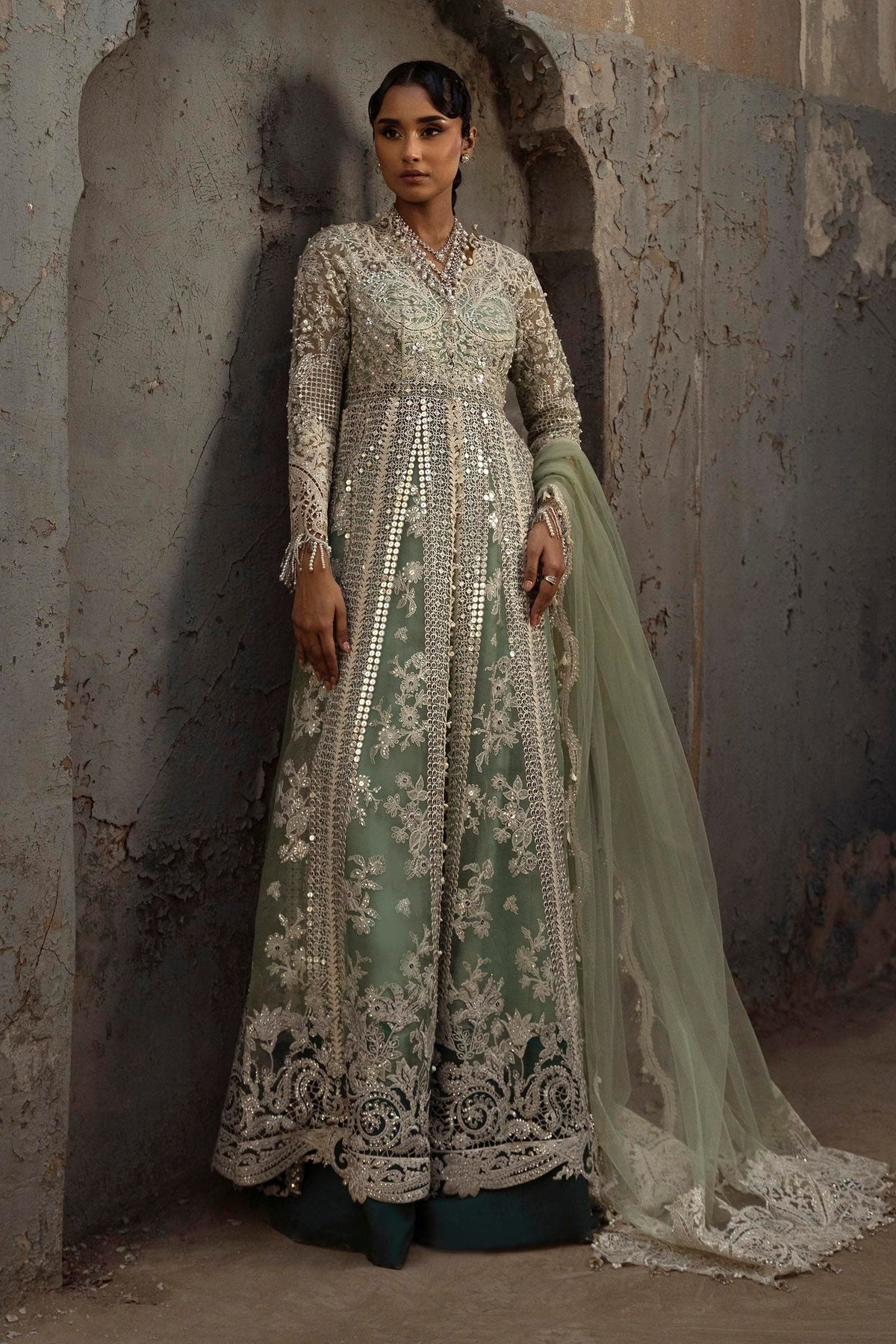 Sana Safinaz | Nura Vol. I 2025 | Organza 3 Piece Suit (N251-005-3CX) -  Sana Safinaz  - Original Designer Dress - House of Maryam