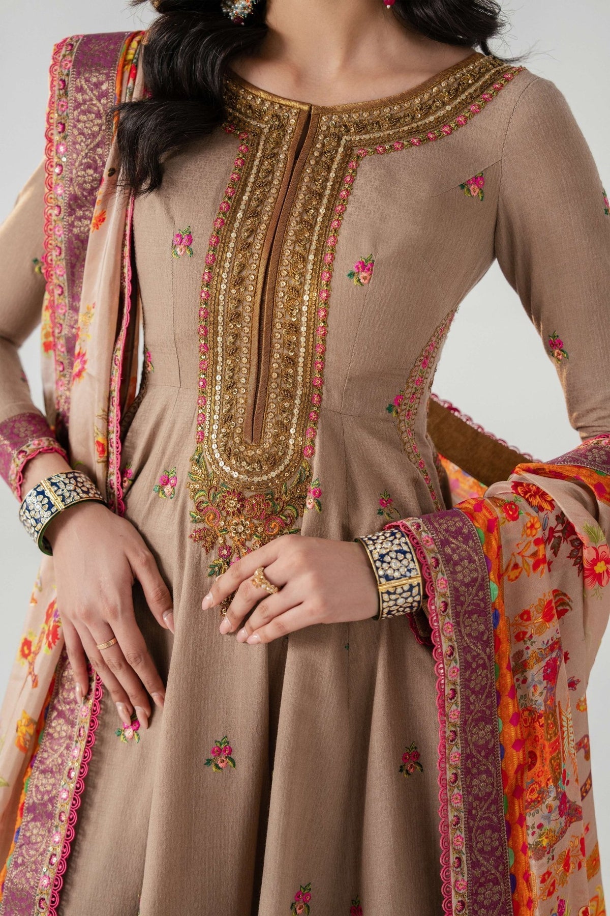 Fahad Hussayn | Jalsa Ghar | Naghz beg -  Fahad Hussayn Ladies Clothes - Original Designer Dress - House of Maryam
