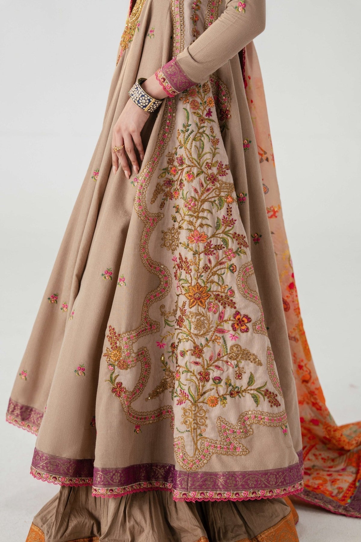 Fahad Hussayn | Jalsa Ghar | Naghz beg -  Fahad Hussayn Ladies Clothes - Original Designer Dress - House of Maryam