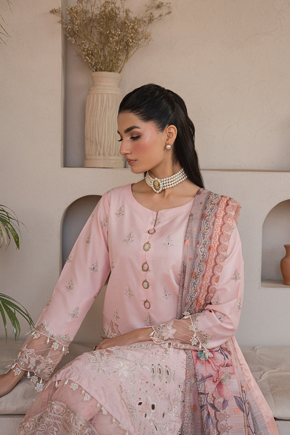 Neeshay | Symphony Luxury Lawn 24 | Lullaby by Designer Neeshay - House of Maryam - Pakistani Designer Ethnic Wear in {{ shop.shopifyCountryName }}