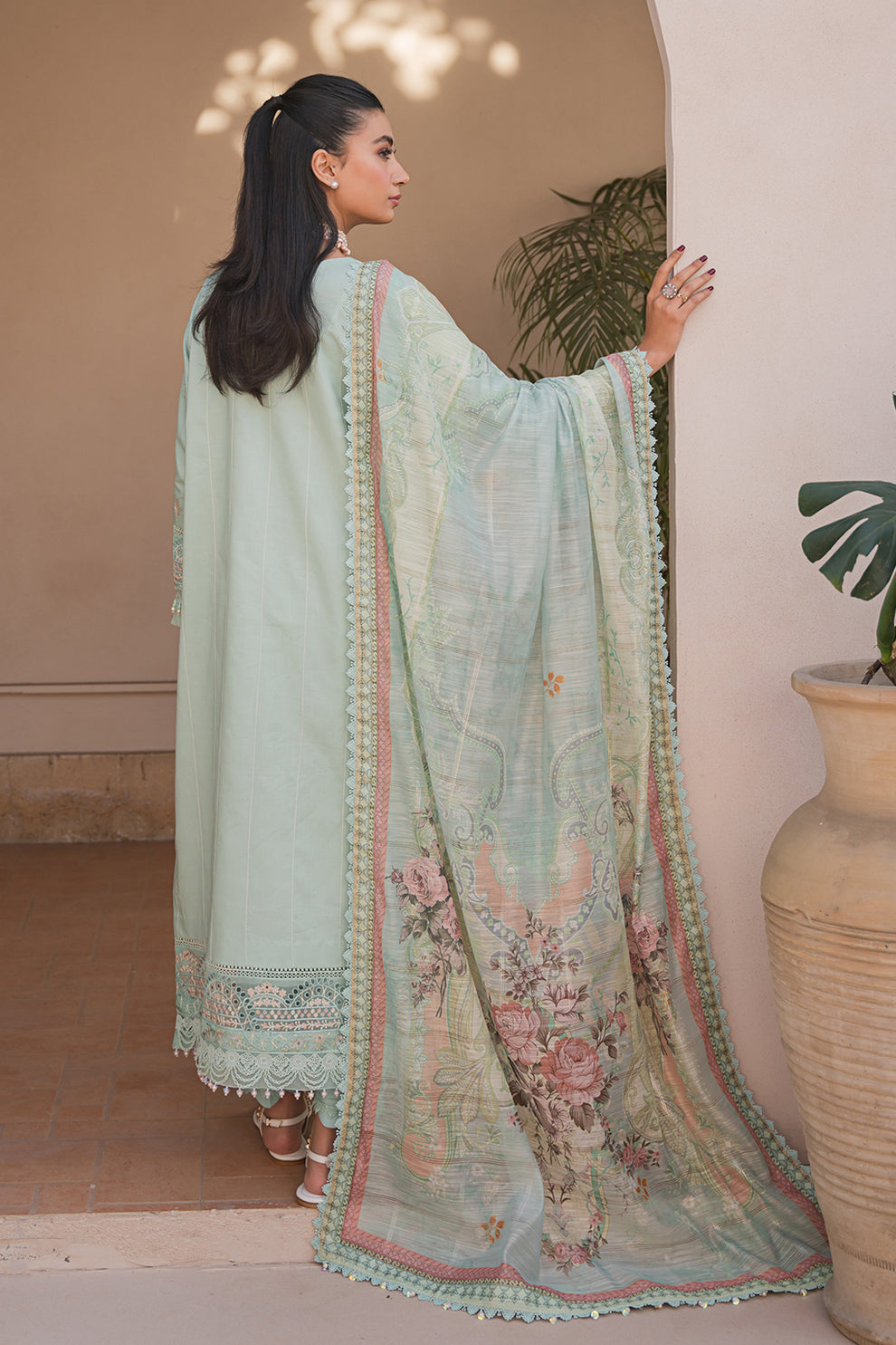 Neeshay | Symphony Luxury Lawn 24 | Melody by Designer Neeshay - House of Maryam - Pakistani Designer Ethnic Wear in {{ shop.shopifyCountryName }}