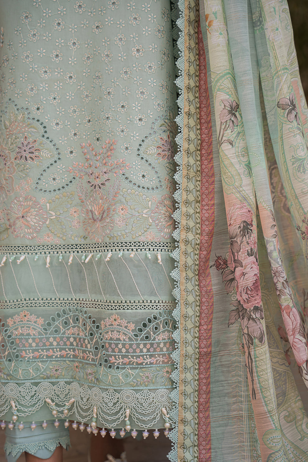 Neeshay | Symphony Luxury Lawn 24 | Melody -  Neeshay Luxury - Original Designer Dress - House of Maryam