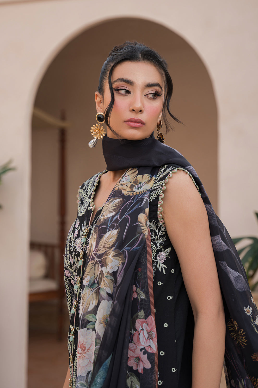 Neeshay | Symphony Luxury Lawn 24 | Celestial by Designer Neeshay - House of Maryam - Pakistani Designer Ethnic Wear in {{ shop.shopifyCountryName }}