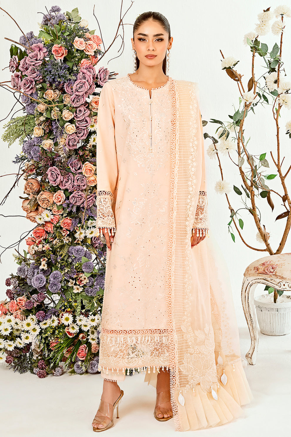 Neeshay | Zoella Lawn Collection | Zephyr by Designer Neeshay - House of Maryam - Pakistani Designer Ethnic Wear in {{ shop.shopifyCountryName }}