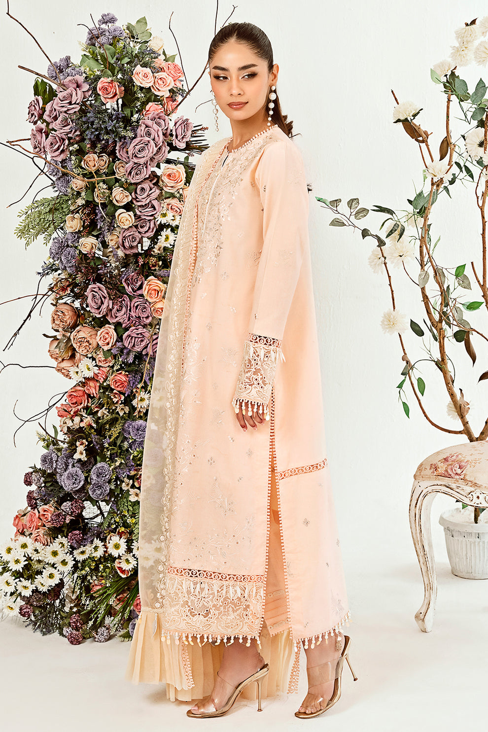 Neeshay | Zoella Lawn Collection | Zephyr by Designer Neeshay - House of Maryam - Pakistani Designer Ethnic Wear in {{ shop.shopifyCountryName }}