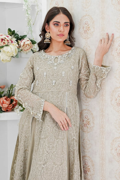 Panache | Pret | Neutral Oasis -  Panache By Mona  - Original Designer Dress - House of Maryam