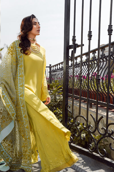 Nilofer Shahid | Verve Summer 24 | Evara (3pc)  Verve SS 24 -  Nilofer Shahid Formal - Original Designer Dress - House of Maryam