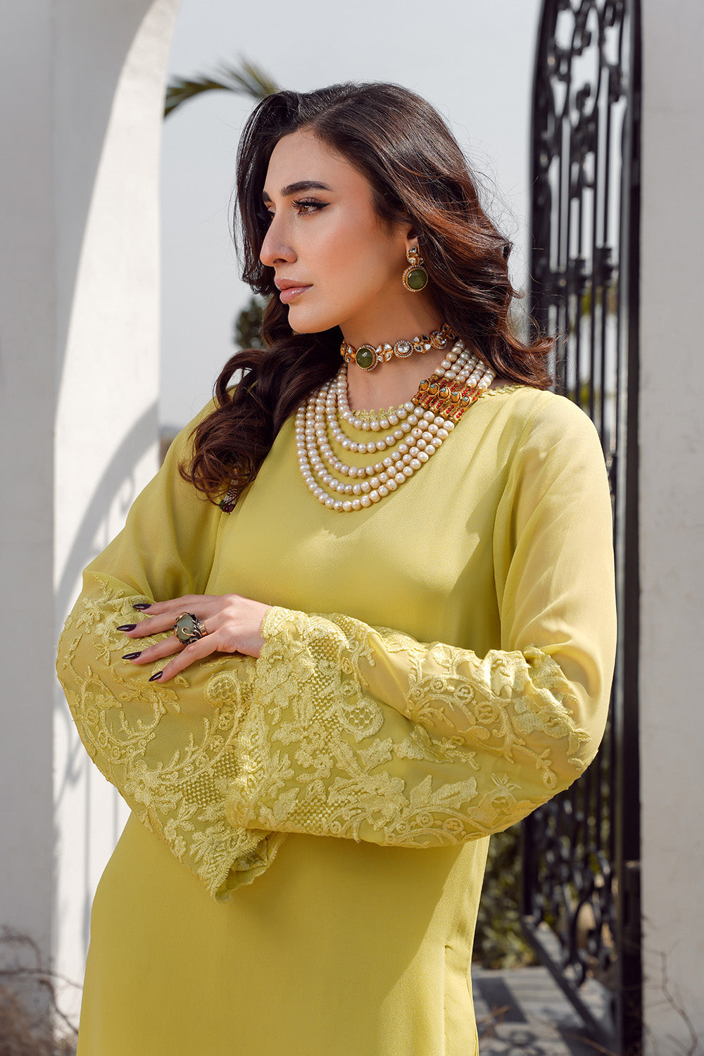 Nilofer Shahid | Verve Summer 24 | Evara (3pc)  Verve SS 24 -  Nilofer Shahid Formal - Original Designer Dress - House of Maryam