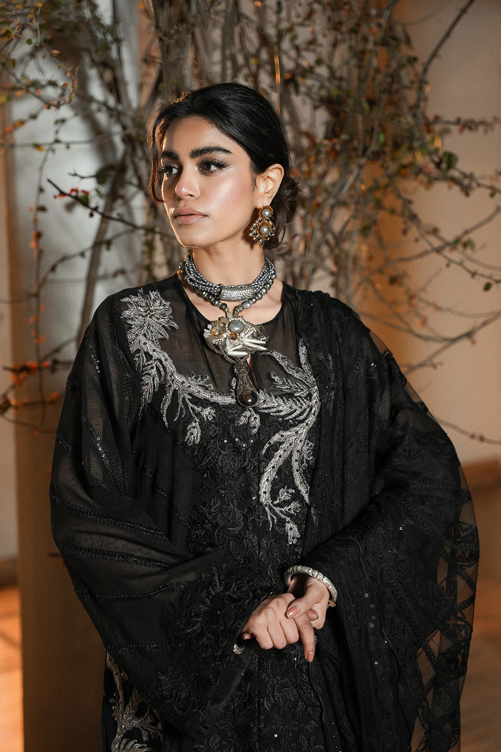 Nilofer Shahid | Verve Summer 24 | Amorist (3pc)- Verve SS 24 -  Nilofer Shahid Formal - Original Designer Dress - House of Maryam