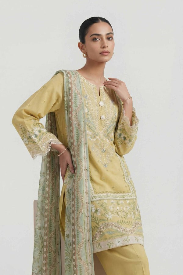 Nishat | Eid Lawn | 42601454-Brand:Nishat-Type:Ladies Clothes-Dull Gold-Lawn-House of Maryam- Buy in UK, USA