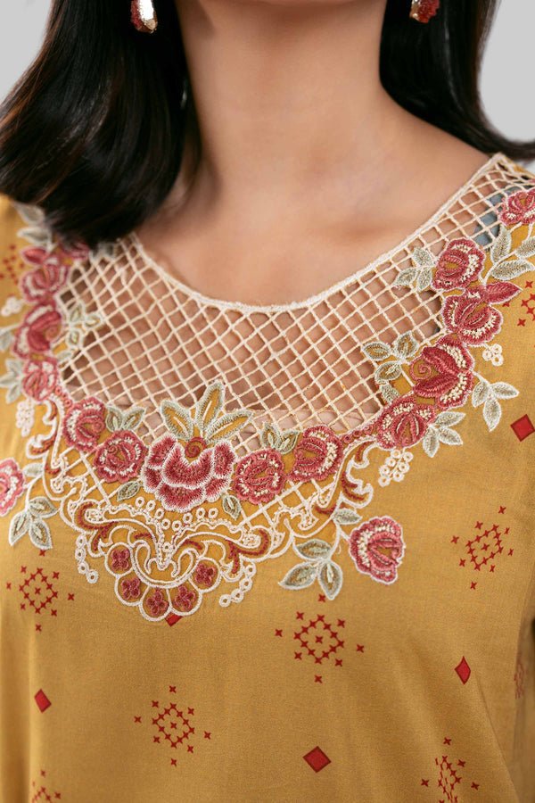 Nishat | Eid Lawn | 42601455-Brand:Nishat-Type:Ladies Clothes-Gold-Lawn-House of Maryam- Buy in UK, USA