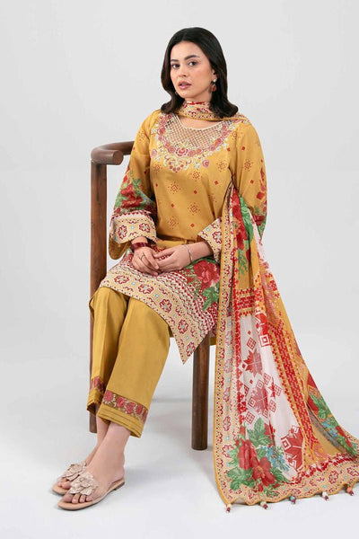Nishat | Eid Lawn | 42601455-Brand:Nishat-Type:Ladies Clothes-Gold-Lawn-House of Maryam- Buy in UK, USA
