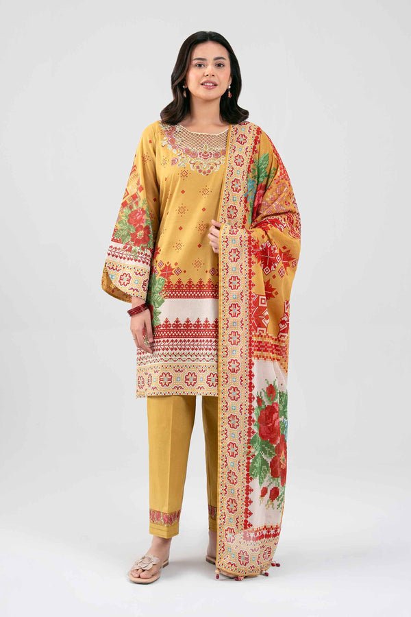 Nishat | Eid Lawn | 42601455-Brand:Nishat-Type:Ladies Clothes-Gold-Lawn-House of Maryam- Buy in UK, USA