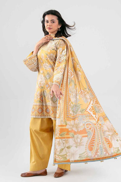Nishat | Eid Lawn | 42601456-Brand:Nishat-Type:Ladies Clothes-Mustard Yellow-Lawn-House of Maryam- Buy in UK, USA