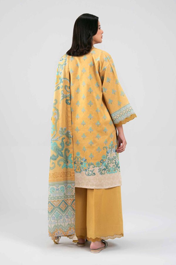 Nishat | Eid Lawn | 42601459-Brand:Nishat-Type:Ladies Clothes-Dull Gold-Lawn-House of Maryam- Buy in UK, USA