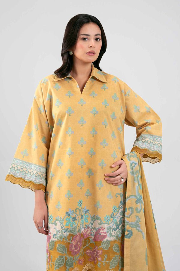 Nishat | Eid Lawn | 42601459-Brand:Nishat-Type:Ladies Clothes-Dull Gold-Lawn-House of Maryam- Buy in UK, USA