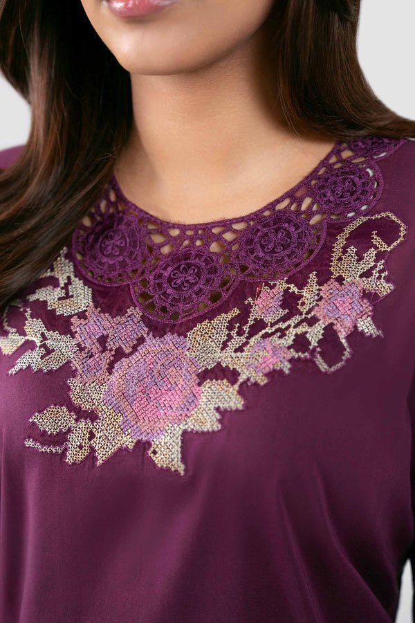 Nishat | Eid Lawn | 42601462-Brand:Nishat-Type:Ladies Clothes-Plum-Lawn-House of Maryam- Buy in UK, USA