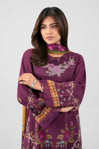 Nishat | Eid Lawn | 42601462-Brand:Nishat-Type:Ladies Clothes-Plum-Lawn-House of Maryam- Buy in UK, USA
