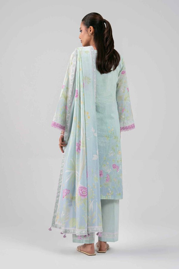 Nishat | Eid Lawn | 42601463-Brand:Nishat-Type:Ladies Clothes-Ice Blue-Lawn-House of Maryam- Buy in UK, USA
