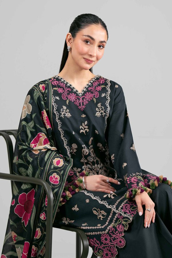 Nishat | Eid Lawn | 42601525-Brand:Nishat-Type:Ladies Clothes-Black-Lawn-House of Maryam- Buy in UK, USA