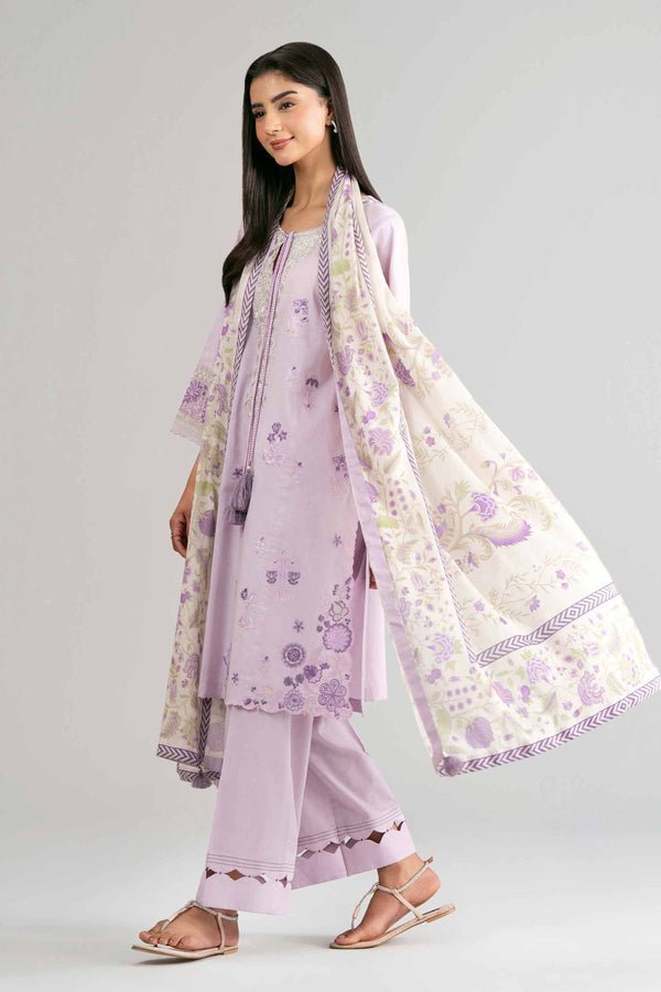 Nishat | Eid Lawn | 42601526-Brand:Nishat-Type:Ladies Clothes-Lilac-Lawn-House of Maryam- Buy in UK, USA