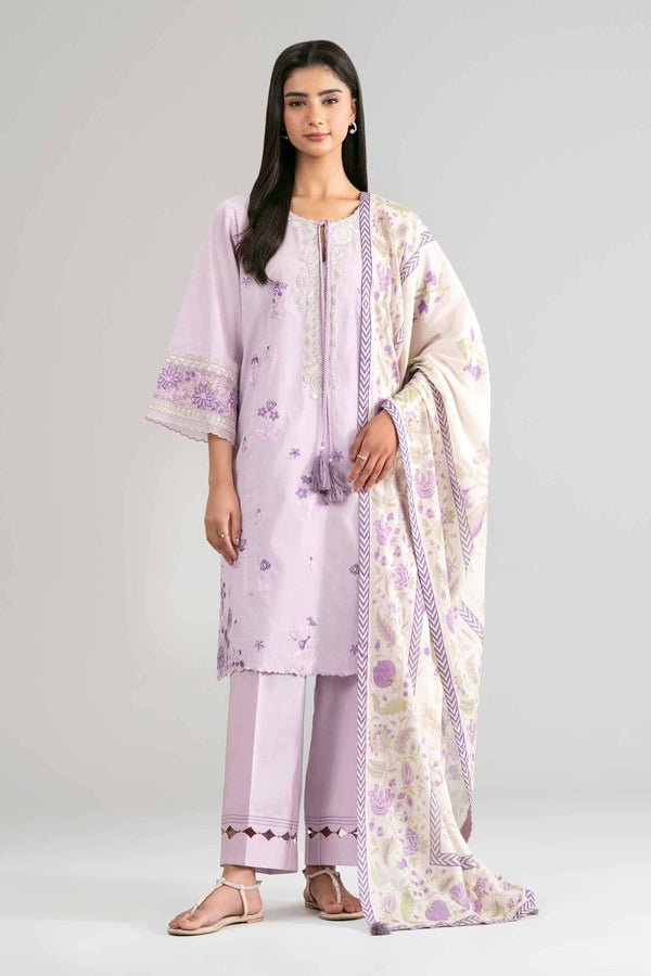 Nishat | Eid Lawn | 42601526-Brand:Nishat-Type:Ladies Clothes-Lilac-Lawn-House of Maryam- Buy in UK, USA