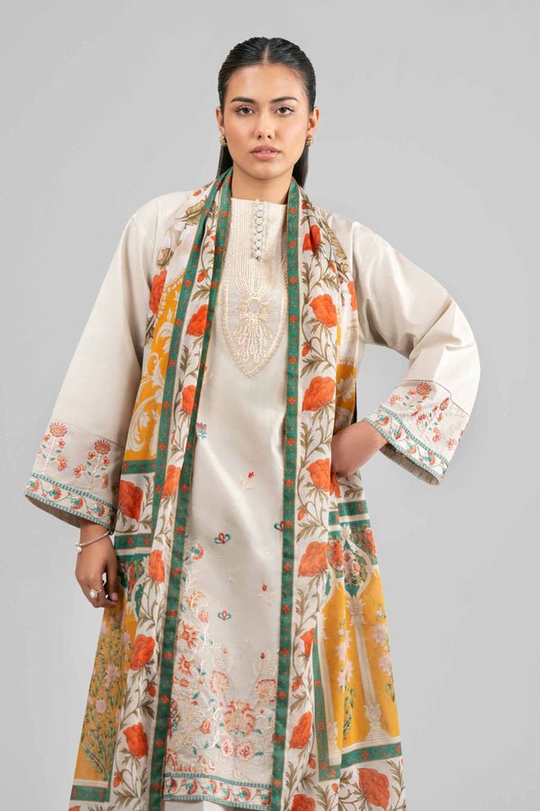 Nishat | Eid Lawn | 42601527-Brand:Nishat-Type:Ladies Clothes-Off White-Lawn-House of Maryam- Buy in UK, USA