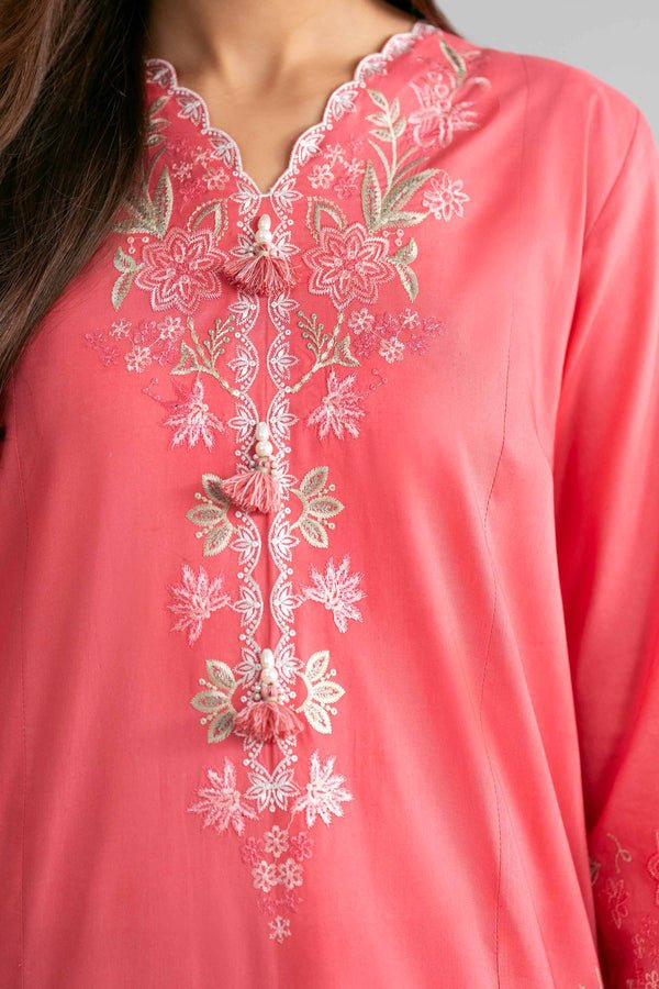 Nishat | Eid Lawn | 42601528-Brand:Nishat-Type:Ladies Clothes-Candy Pink-Lawn-House of Maryam- Buy in UK, USA