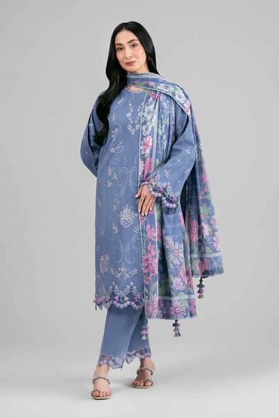 Nishat | Eid Lawn | 42601531-Brand:Nishat-Type:Ladies Clothes-Blue Gray-Lawn-House of Maryam- Buy in UK, USA